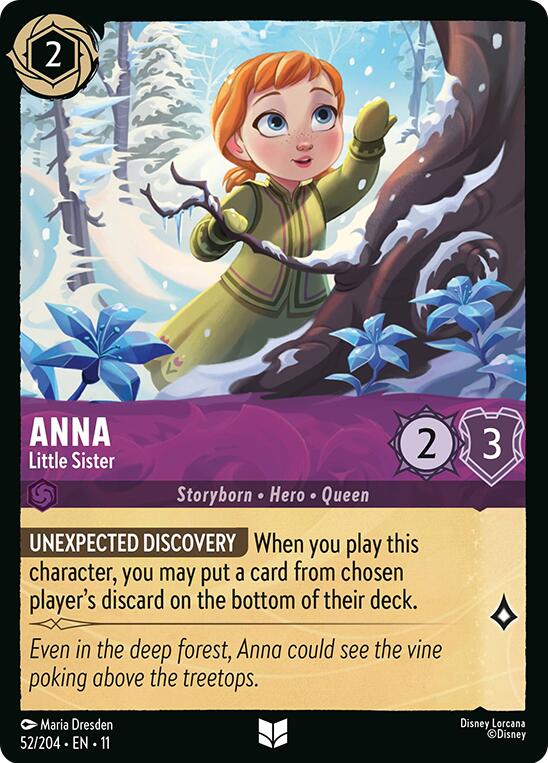 Disney Lorcana: Anna - Little Sister card image