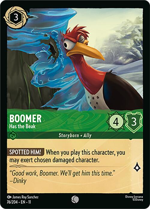 Disney Lorcana: Boomer - Has the Beak card image