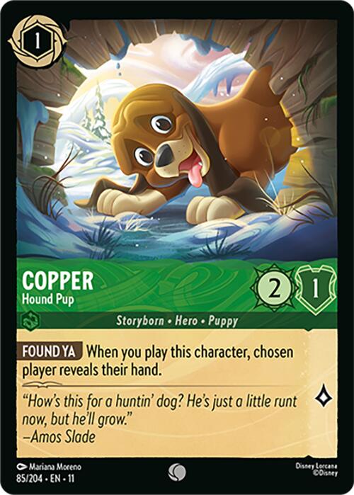 Disney Lorcana: Copper - Hound Pup card image