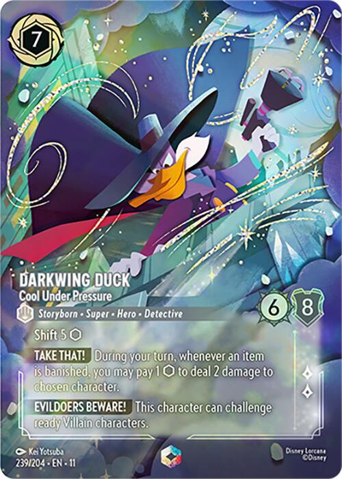 Disney Lorcana: Darkwing Duck - Cool Under Pressure (Enchanted) card image
