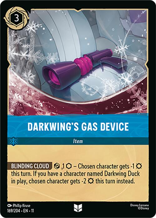 Disney Lorcana: Darkwing's Gas Device card image