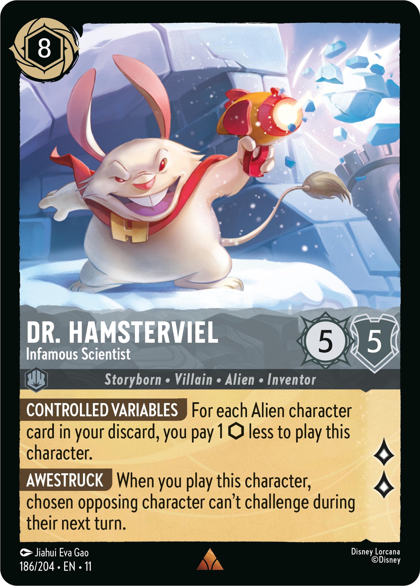 Disney Lorcana: Dr. Hamsterviel - Infamous Scientist card image
