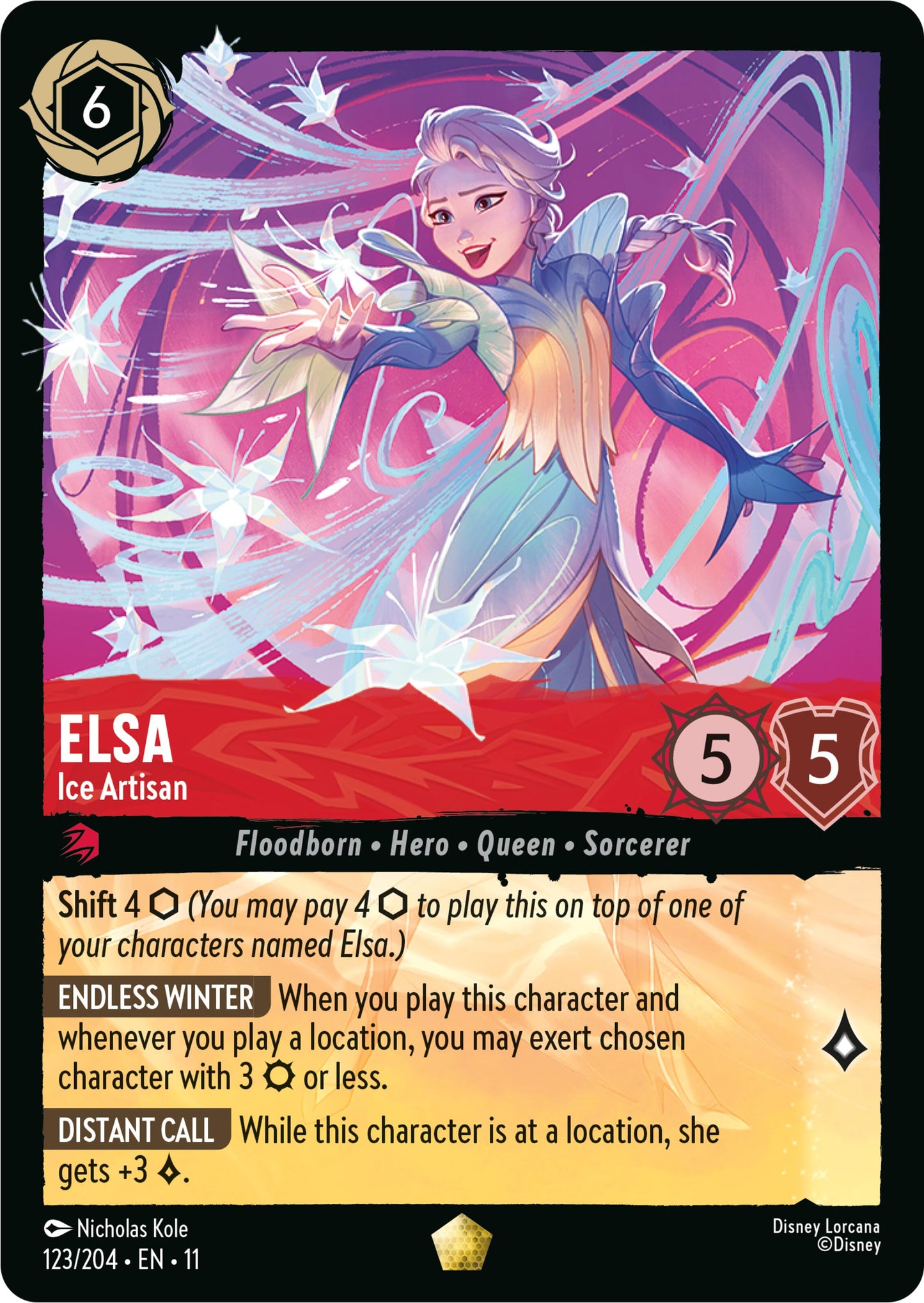 Disney Lorcana: Elsa - Ice Artisan card image
