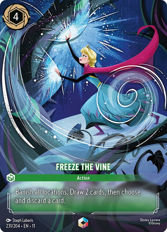 Disney Lorcana: Freeze the Vine (Enchanted) card image
