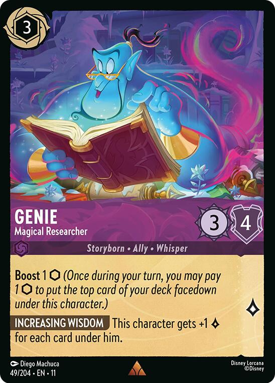 Disney Lorcana: Genie - Magical Researcher card image