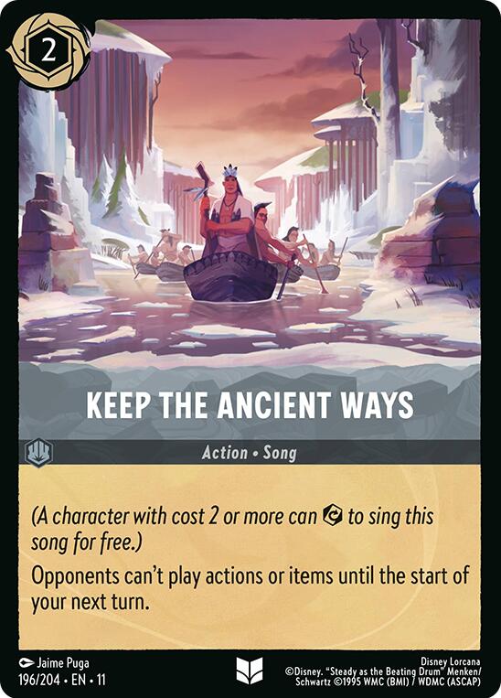 Disney Lorcana: Keep the Ancient Ways card image