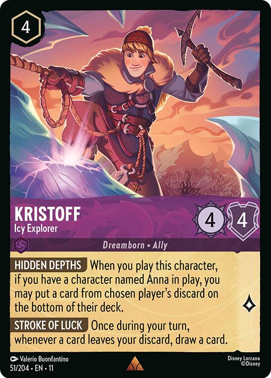 Disney Lorcana: Kristoff - Icy Explorer card image