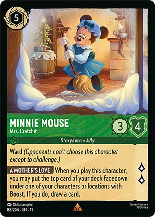 Disney Lorcana: Minnie Mouse - Mrs. Cratchit card image