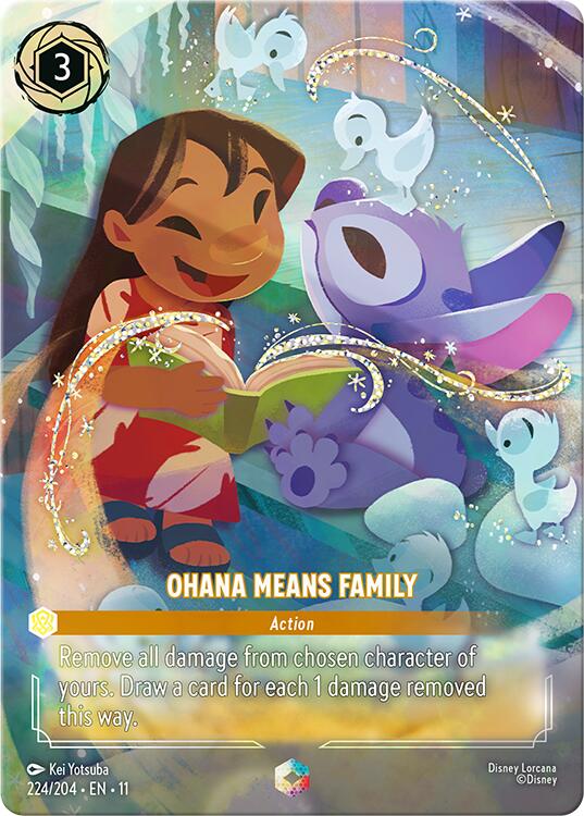 Disney Lorcana: Ohana Means Family (Enchanted) card image