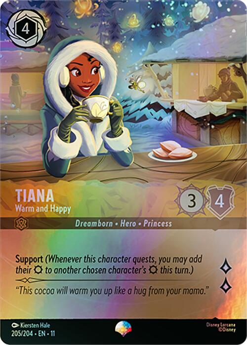 Disney Lorcana: Tiana - Warm and Happy (Epic) card image