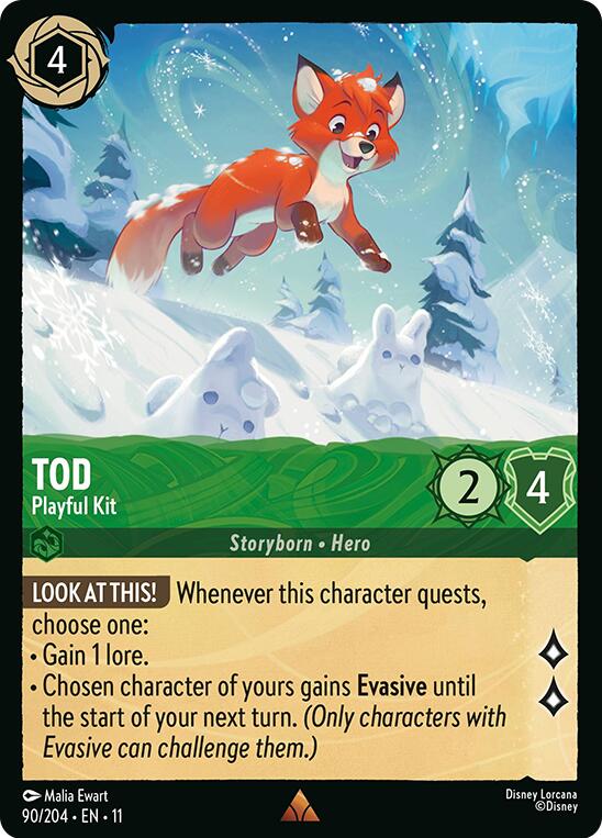 Disney Lorcana: Tod - Playful Kit card image