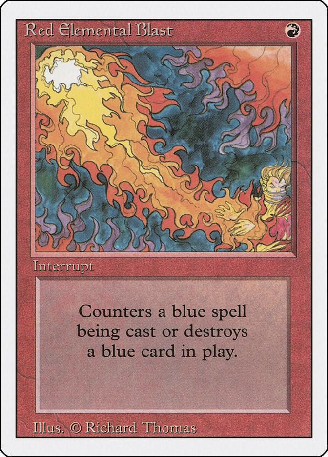 Magic: The Gathering: Red Elemental Blast card image