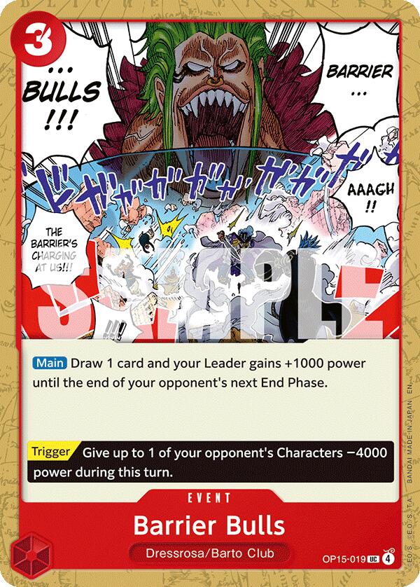 One Piece Card Game: Barrier Bulls card image
