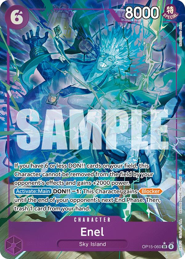 One Piece Card Game: Enel (OP15-060) (Alternate Art) card image