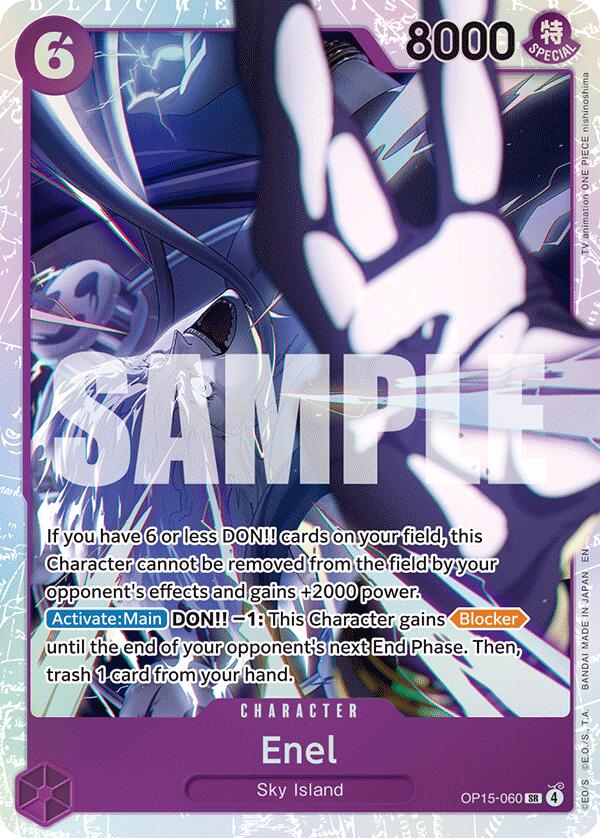 One Piece Card Game: Enel (OP15-060) card image