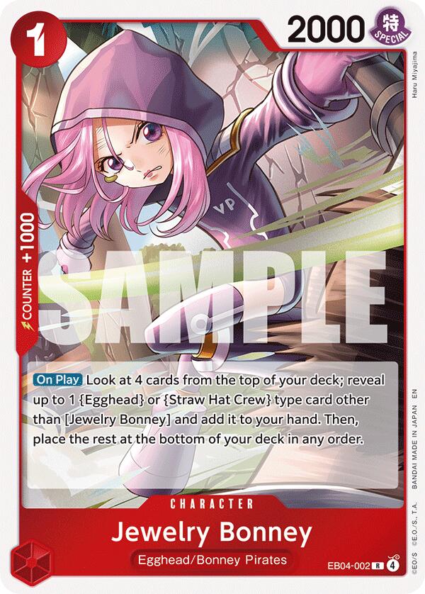 One Piece Card Game: Jewelry Bonney (EB04-002) card image