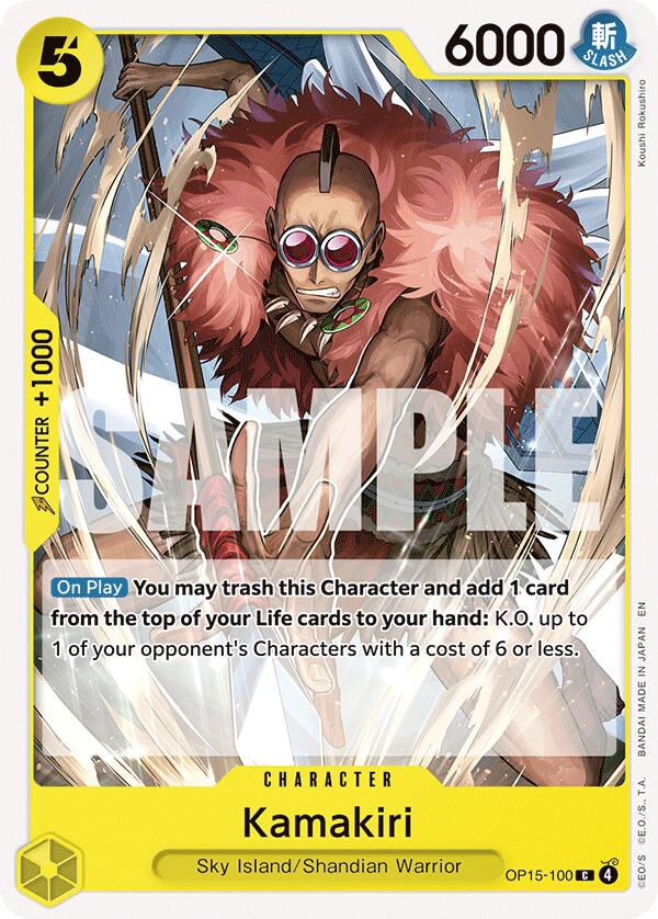 One Piece Card Game: Kamakiri card image