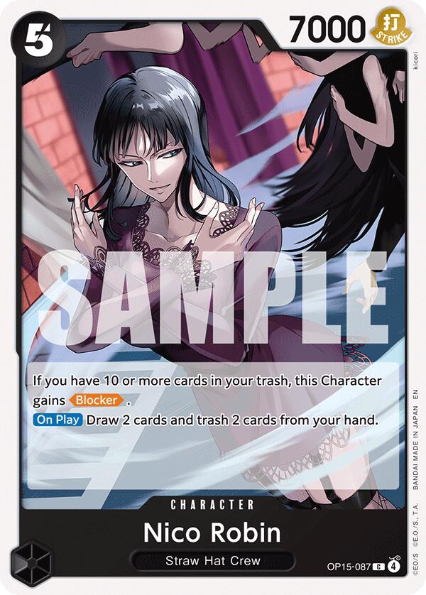 One Piece Card Game: Nico Robin (OP15-087) card image
