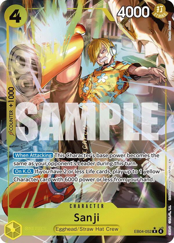 One Piece Card Game: Sanji (EB04-052) (Alternate Art) card image