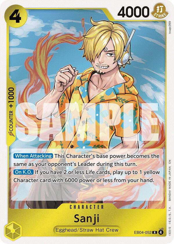 One Piece Card Game: Sanji (EB04-052) card image