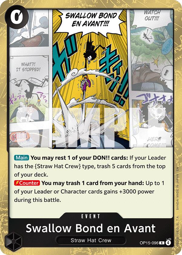 One Piece Card Game: Swallow Bond en Avant card image