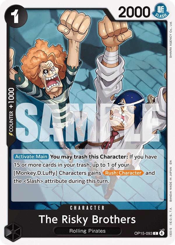 One Piece Card Game: The Risky Brothers card image