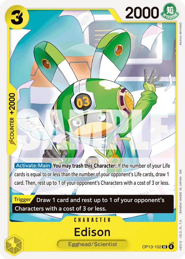 One Piece Card Game: Edison card image