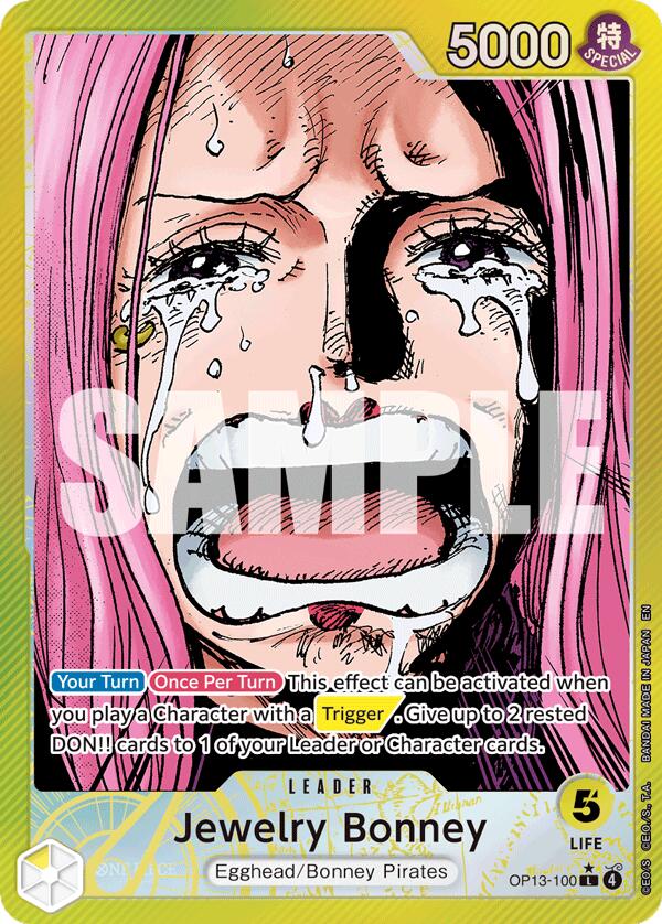 One Piece Card Game: Jewelry Bonney (100) (Alternate Art) card image