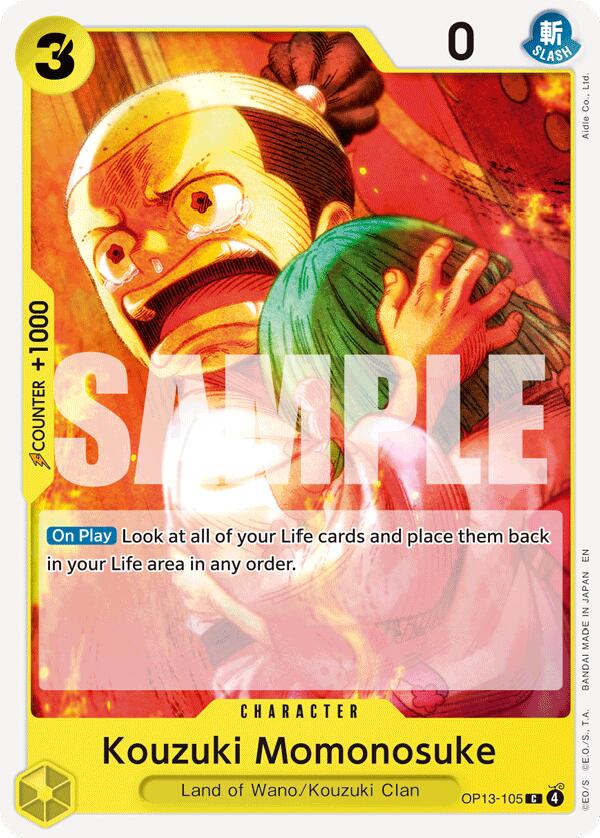 One Piece Card Game: Kouzuki Momonosuke card image