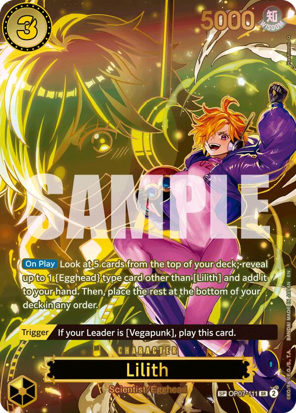 One Piece Card Game: Lilith - OP07-111 (SP) card image