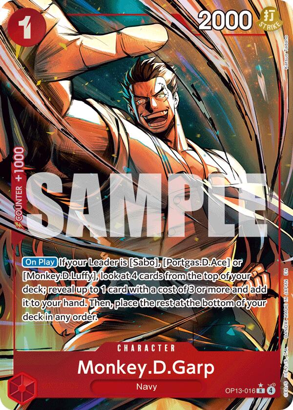 One Piece Card Game: Monkey.D.Garp (Alternate Art) card image