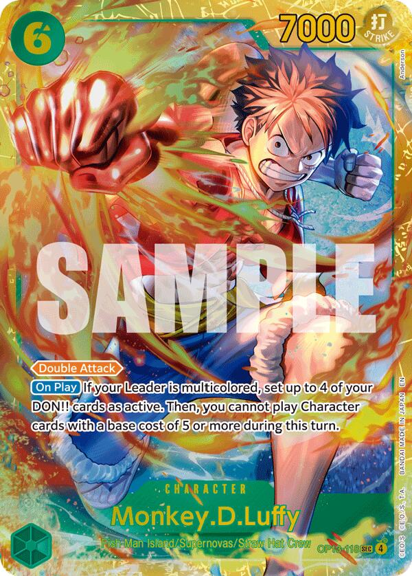 One Piece Card Game: Monkey.D.Luffy (118) card image