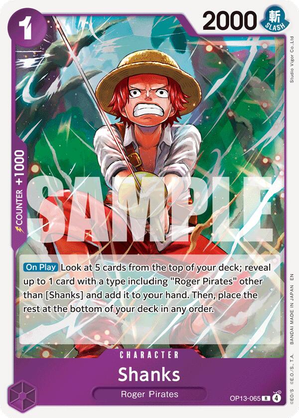 One Piece Card Game: Shanks (065) card image
