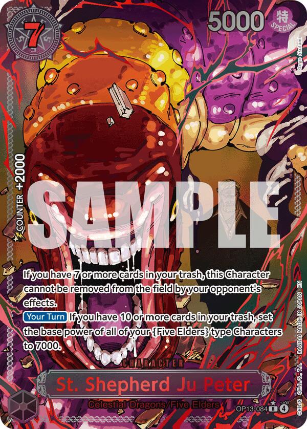 One Piece Card Game: St. Shepherd Ju Peter (Parallel) card image