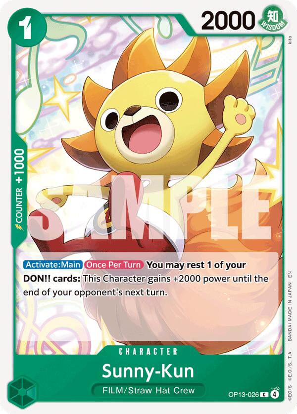 One Piece Card Game: Sunny-Kun card image