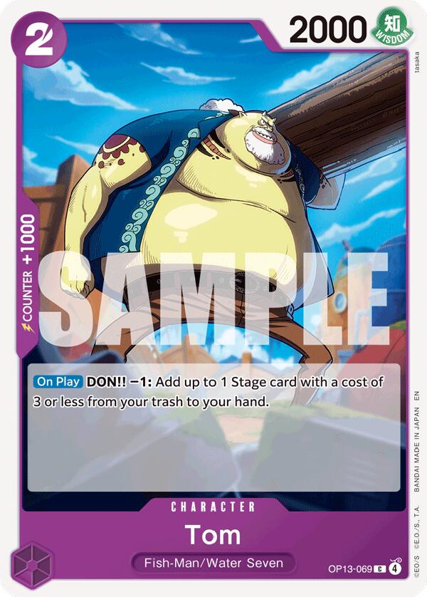 One Piece Card Game: Tom card image