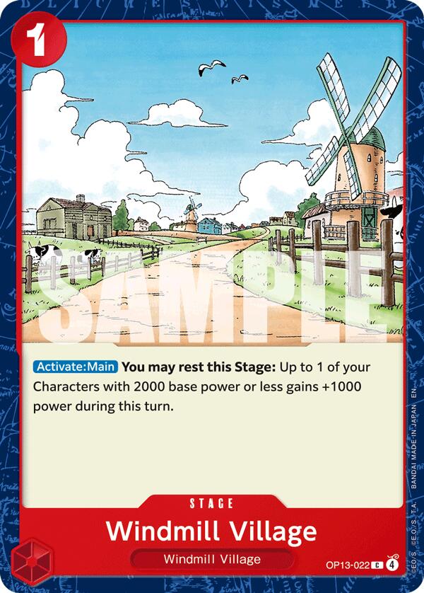 One Piece Card Game: Windmill Village card image