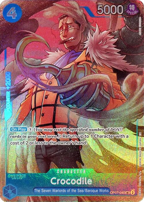 One Piece Card Game: Crocodile (Seven Warlords of the Sea Binder Set) card image