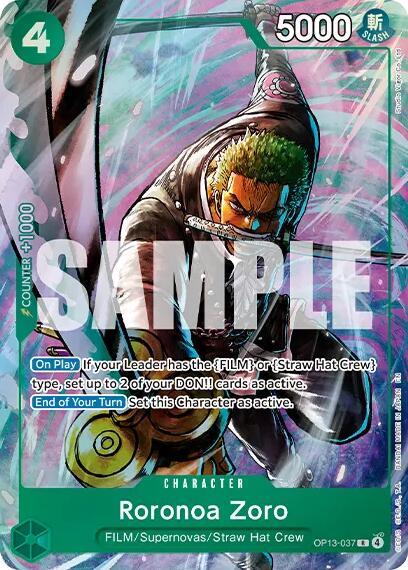 One Piece Card Game: Roronoa Zoro (Premium Card Collection -Best Selection Vol. 6-) card image