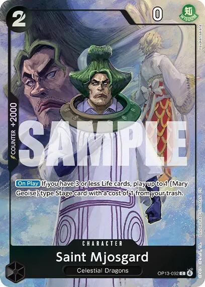 One Piece Card Game: Saint Mjosgard (Premium Card Collection -Best Selection Vol. 6-) card image