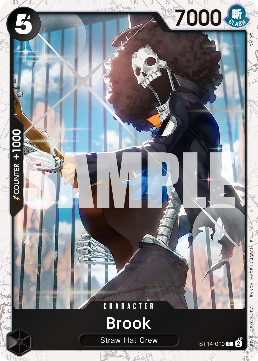 One Piece Card Game: Brook - ST14-010 (Pirate Foil) card image