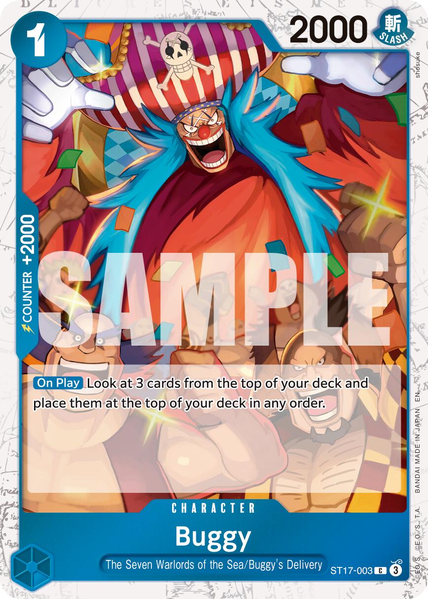 One Piece Card Game: Buggy - ST17-003 (Pirate Foil) card image