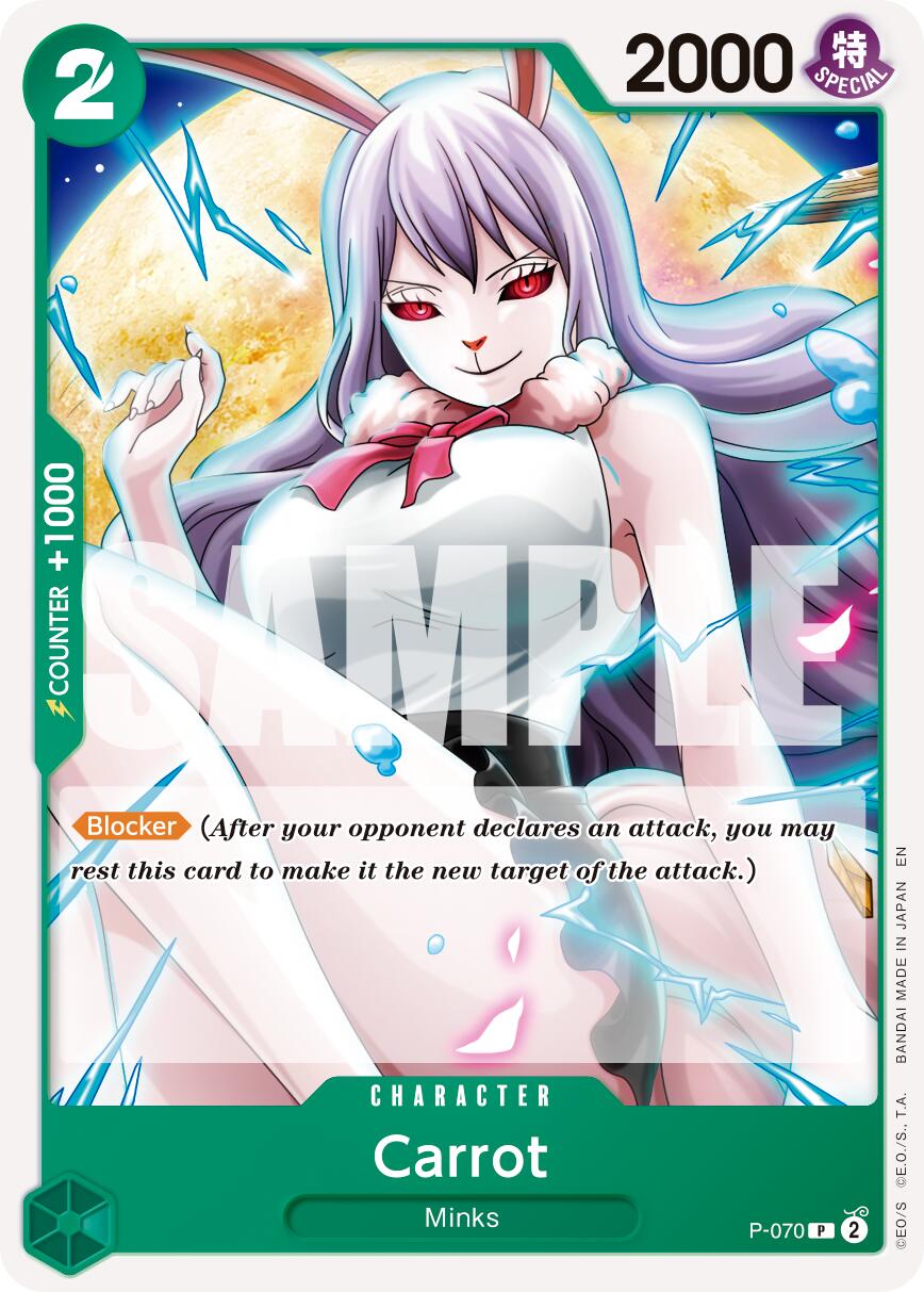 One Piece Card Game: Carrot - P-070 (Reprint) card image