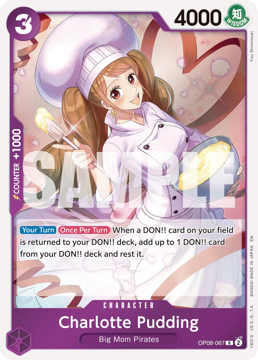 One Piece Card Game: Charlotte Pudding - OP08-067 (Reprint) card image