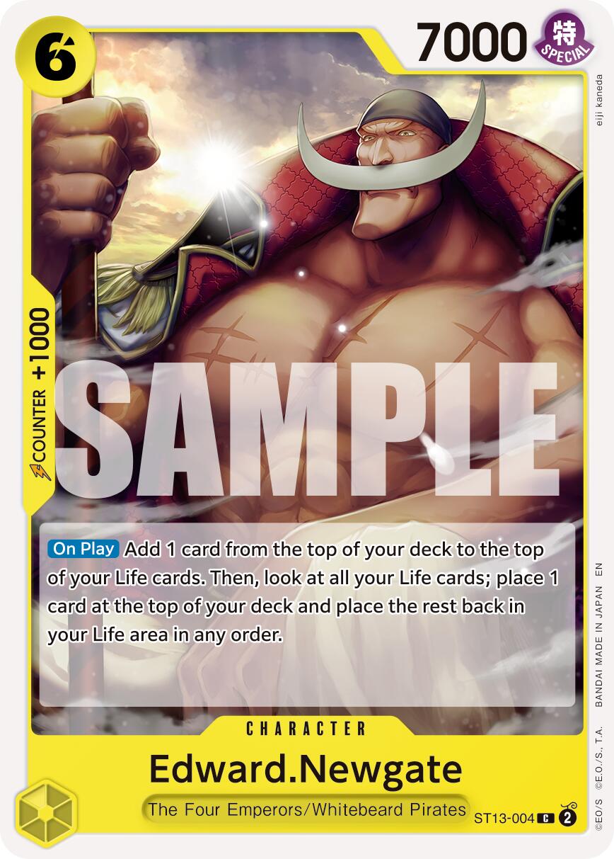 One Piece Card Game: Edward.Newgate - ST13-004 (Reprint) card image