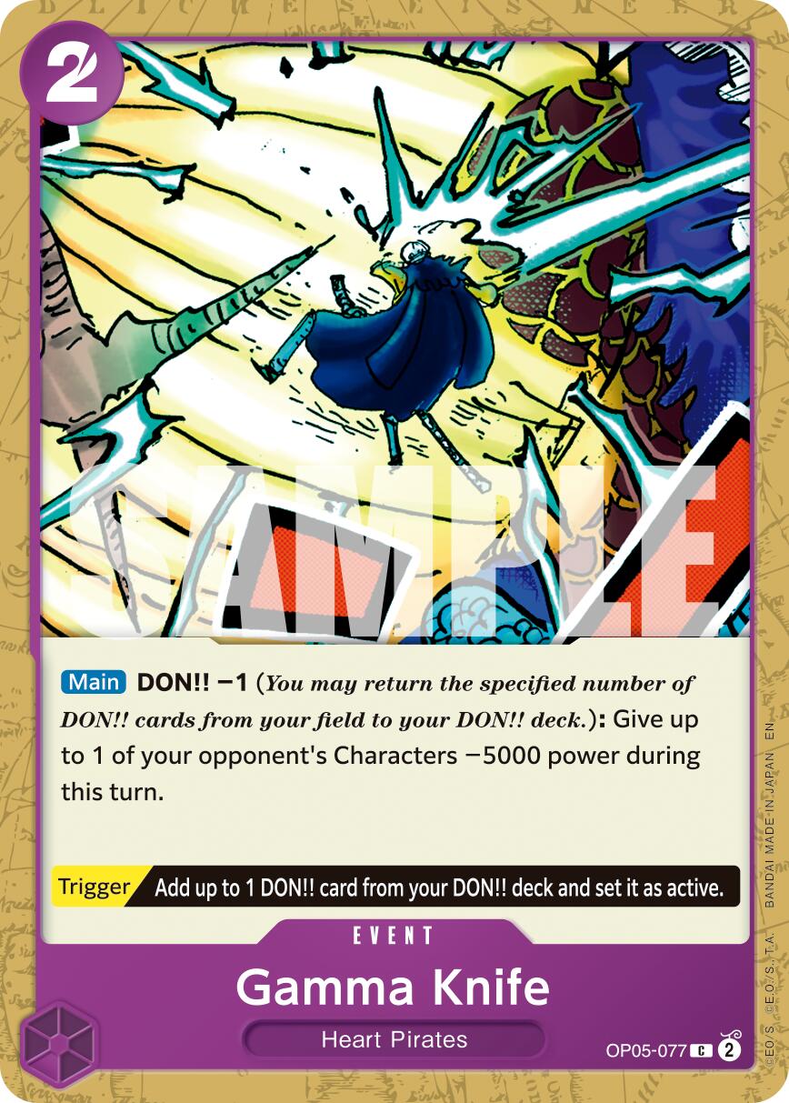 One Piece Card Game: Gamma Knife (Reprint) card image