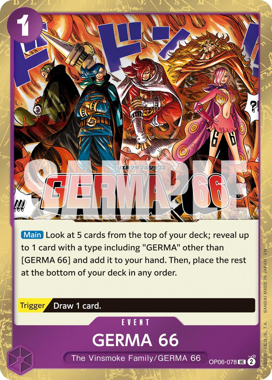One Piece Card Game: GERMA 66 (Pirate Foil) card image