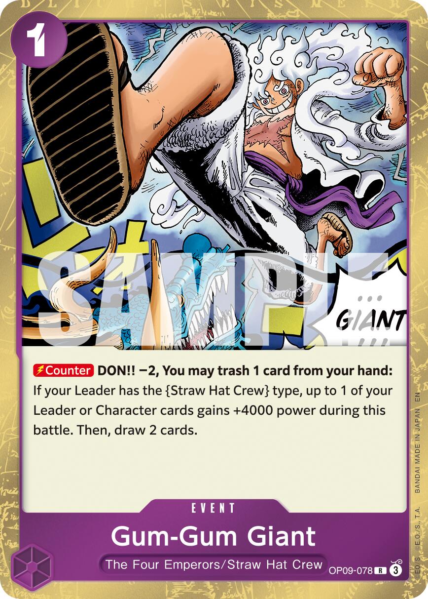 One Piece Card Game: Gum-Gum Giant (Reprint) card image