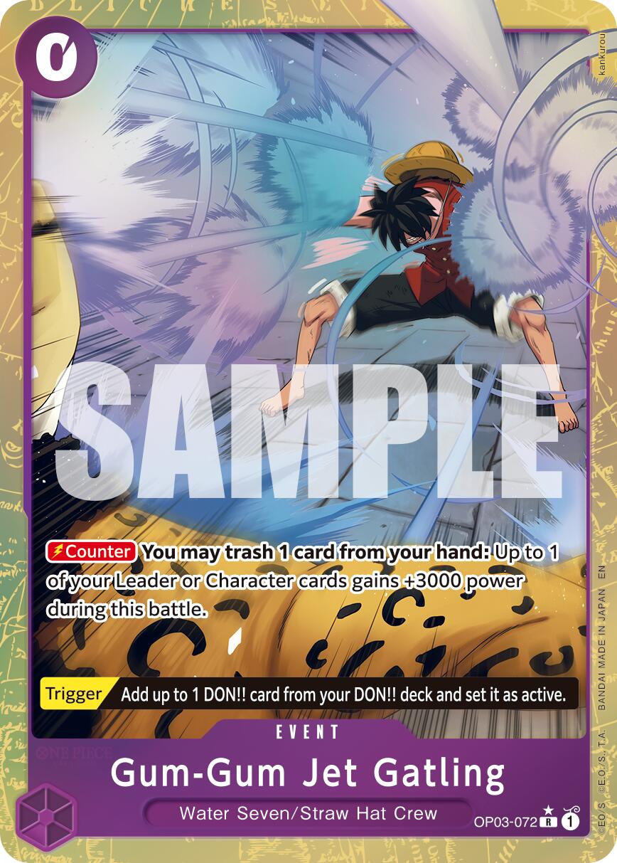 One Piece Card Game: Gum-Gum Jet Gatling (Alternate Art) card image