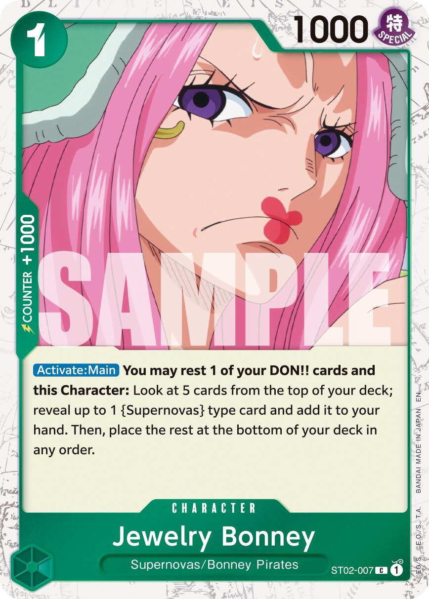 One Piece Card Game: Jewelry Bonney - ST02-007 (Pirate Foil) card image